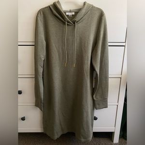 Calvin Klein hoodie dress, women’s Medium. Green. New with tags VERY SOFT